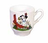 Кружка 200 мл  Далматинец Добрушский фарфоровый завод фарфор белый с рисунком