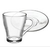 Чайная пара 250 мл Грация стекло прозрачный