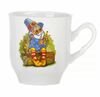 Кружка 220 мл  Лесовичок Добрушский фарфоровый завод фарфор белый с рисунком