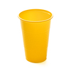 Стакан пластиковый 200 мл    желтый PP