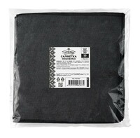 Салфетка для уборки 30х30 см 10 шт/уп микрофибра, чёрная