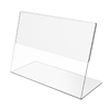 Ценникодержатель    70х40 мм горизонталь  прозрачный акрил