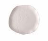 Тарелка мелкая 29 см Dove Roots каменная керамика, белый