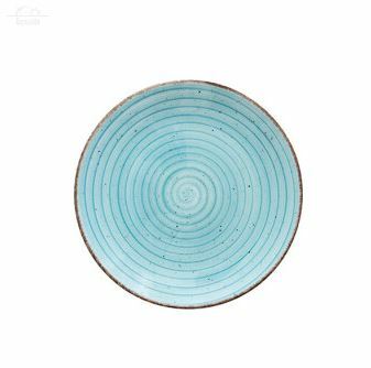 Тарелка мелкая 27 см Avanos,Turquoise Gural Porcelain фарфор голубой Тарелка мелкая 27 см Avanos,Turquoise Gural Porcelain фарфор голубой
