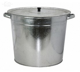 Бак 20л для воды с крышкой оцинк.сталь Производство металлоизделий Бак 20л для воды с крышкой оцинк.сталь Производство металлоизделий