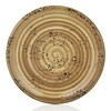 Тарелка мелкая 27 см  Vintage By Bone фарфор крафт коричневый
