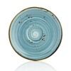 Тарелка мелкая 27 см  Infinity By Bone фарфор крафт голубой