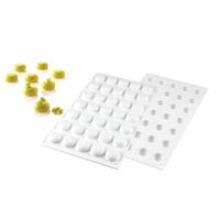 Форма силиконовая Круг D2,7 см H1,2 см 35 ячеек P.L. Proff Cuisine