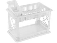 Сушилка для посуды  2-х ярусная Plastic centre
