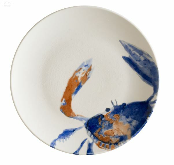 Тарелка 27 см Аквелис лобстер Bonna 79388 фарфор белый с рисунком Тарелка 27 см Аквелис лобстер Bonna 79388 фарфор белый с рисунком