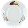 Тарелка мелкая 17,5 см   Веселый колобок Дулевский фарфор  белый с рисунком