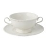 Бульонная пара 300 мл LUXE Noble фарфор белый