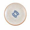 Блюдце 12 см Виенто Bonna фарфор белый  с синим 73970
