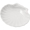Блюдо ракушка 24 см   KunstWerk фарфор белый