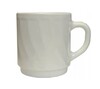 Кружка 300 мл табилируемая NORMA TRIANA стекло опаловое,белый