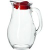 Кувшин 1 л Бистро Pasabahce с красной крышкой НЕТ до 31,12,2025