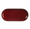 Блюдо для подачи 29,5х14 см H2,6 см Evolution P.L. Proff Cuisine фарфор темно-красный