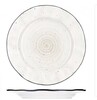 Тарелка мелкая 27 см   Пастораль фарфор серый
