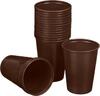 Стакан пластиковый 180 мл    коричневый PP