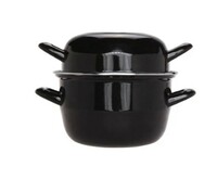 Набор кастрюль 2 шт 09, л для мидий Mussel Pots Cosy & Trendy,сталь нерж., черный Набор кастрюль 2 шт 09, л для мидий Mussel Pots Cosy & Trendy,сталь нерж., черный