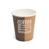Стакан бумажный 300-350 мл D90 мм Модерн БЕЖ однослойный 