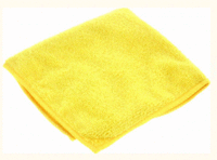 Салфетка для уборки 40х40 см 1 шт/уп ЖЁЛТАЯ микрофибра, 320 мкр 