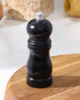 Мельница для перца и соли 13 см черное дерево   метал.механизм