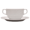 Бульонная чашка 320 мл с ручками Arcadia Lubiana фарфор белый
