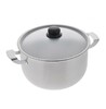 Кастрюля 4 л D22 см нерж.сталь с крышкой Эконом  без ТРС Амет
