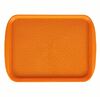 Поднос столовый 33х26 см светло-оранжевый   KL