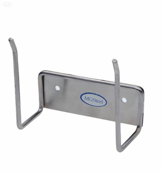 Держатель для лопат для щеток/ппиццы для печи настенный 11,5*4,5 см. нерж. MGsteel Держатель для лопат для щеток/ппиццы для печи настенный 11,5*4,5 см. нерж. MGsteel