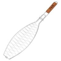 Решетка для барбекю Stella 36*12*66см (00105981) рыбка  хром 