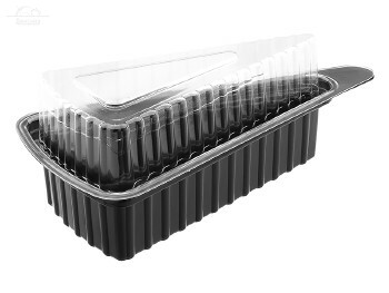 Контейнер для 1 порции пирога (дно) 0211/0016Д черный 178х96 мм H32 мм Контейнер для 1 порции пирога (дно) 0211/0016Д черный 178х96 мм H32 мм