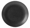 Тарелка мелкая 18 см  без полей Black Porland фарфор черный