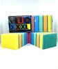 Губка для посуды МАКСИ  3XL 10 шт/уп   разноцветный  Прайд, 110х80*30 мм