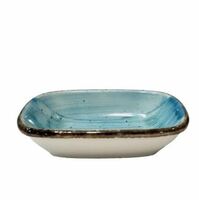 Салатник 200 мл 14х10 см прямоуг. Avanos,Turquoise Gural Porcelain фарфор голубой