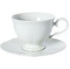 Чайная пара 200 мл  Aristocrat, Noble фарфор белый