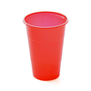 Стакан пластиковый 200 мл    красный PP
