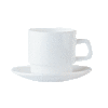 Чашка чайная 220 мл  Ресторан Arcoroc  стекло белый