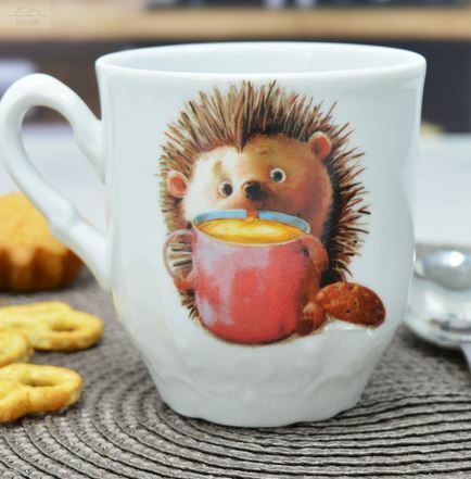Кружка 220 мл Кроха Ежонок Добрушский фарфоровый завод Кружка 220 мл Кроха Ежонок Добрушский фарфоровый завод