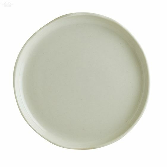 Тарелка мелкая 19 см волнистый край Ground & Craft Bonna 73323 оливковый Тарелка мелкая 19 см волнистый край Ground & Craft Bonna 73323 оливковый