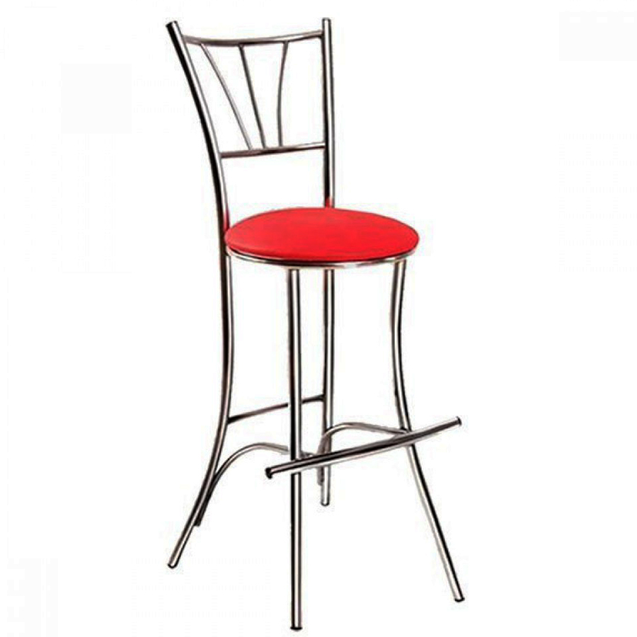 Барные стулья с хромированным металлокаркасом