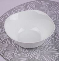 Салатник 750 мл 16,2 см квадратый  WHITE-SQUARE  PARSOPAL  опаловое стекло белый