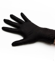 Перчатки нитриловые размер L неопудренные / нестерильные 100 шт/уп  черный