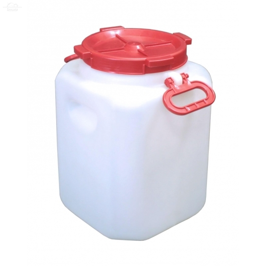 Бочка-канистра 40 л 300*300*540 пластик белый Альтернатива Бочка-канистра 40 л 300*300*540 пластик белый Альтернатива
