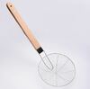 Сито-шумовка 34 см, длина 41/71 см,  нерж.сталь  с деревянной ручкой Маяр