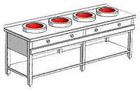 Плита индукционная WOK Heidebrenner ETK-I-W 732417