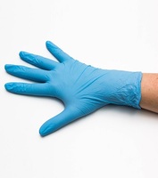Перчатки нитриловые размер S неопудренные / нестерильные 100 шт/уп  синий