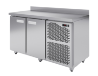 Стол холодильный GN с бортом СХС-2-70 ARKTO  -2...+6°С   2 двери  нержавеющая сталь