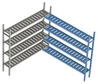 Стеллаж модульный угловой дополнительный POLAIR LOAD.ME POLY 18AL.4PP30.18C